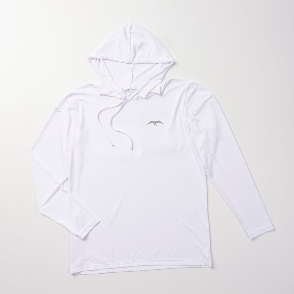 Long Sleeve Performance Hood + Reflective Logo