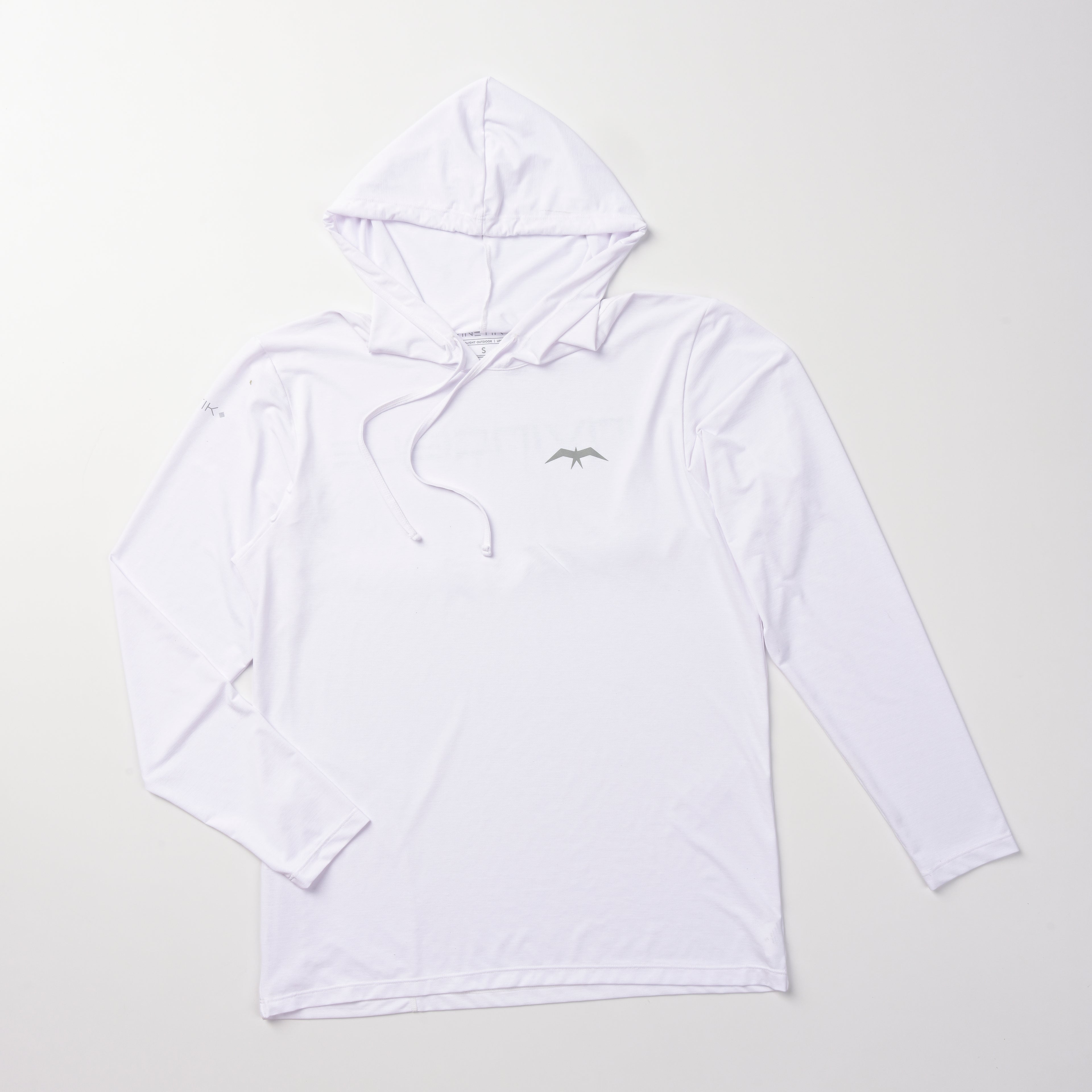 Long Sleeve Performance Hood + Reflective Logo