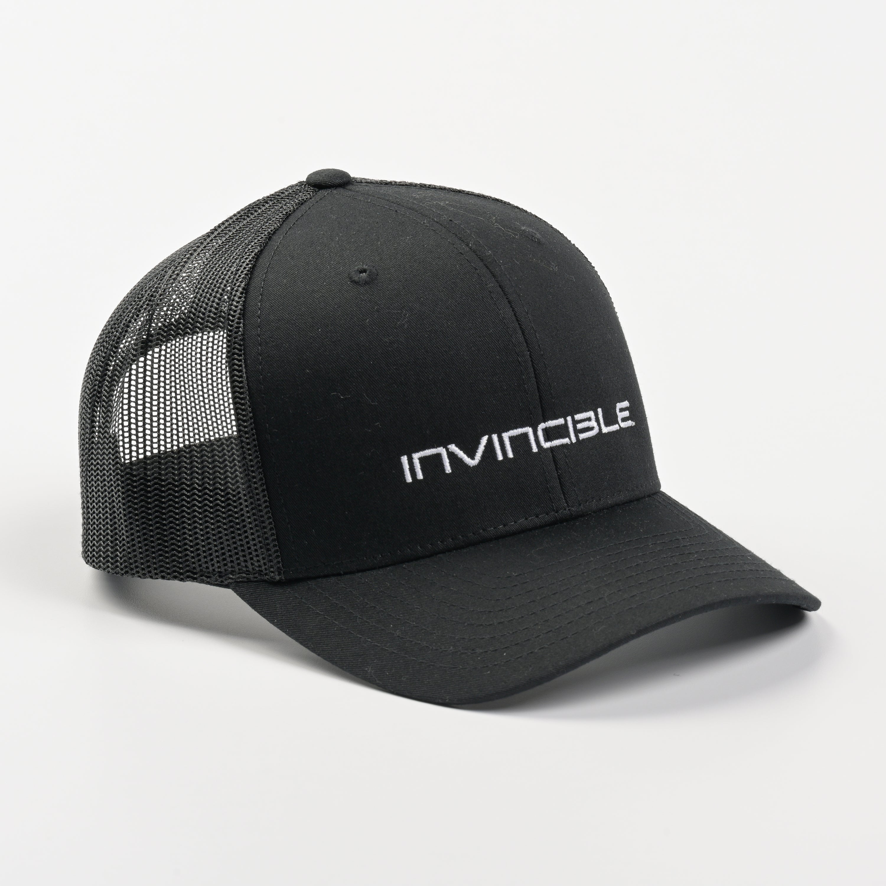 Richardson Trucker 112 Hat - Black Invincible