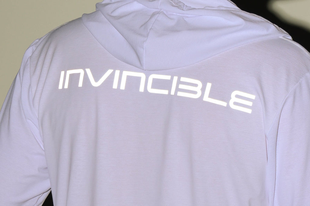 Long Sleeve Performance Hood + Reflective Logo