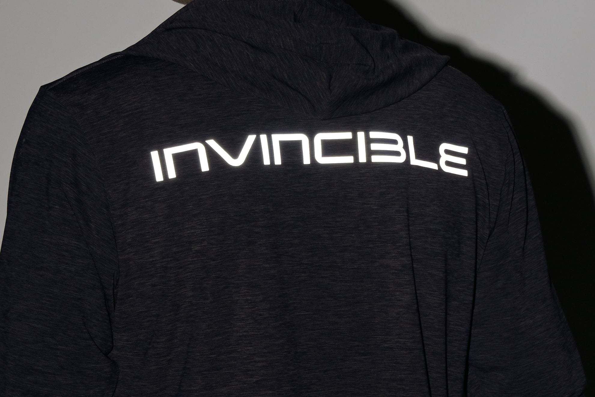 Long Sleeve Performance Hood + Reflective Logo